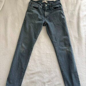 Madewell Everyday Athletic Slim Jeans Men's 31 x 32 Blue Stretch Denim Straight